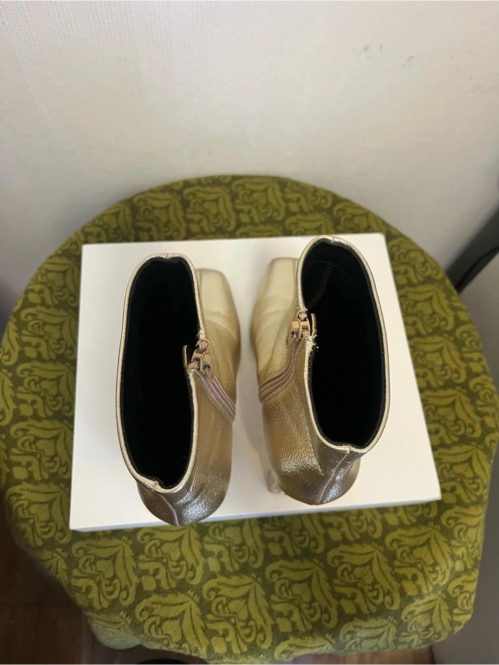 Katy Perry Collections Metallic Gold Ankle Booties
